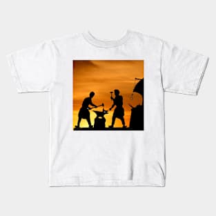 Blacksmith Sunset Kids T-Shirt